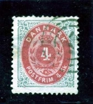 Stamps Europe - Denmark -  Filigrana