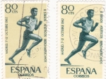 Stamps Spain -  Carrera pedestre -Juegos Atléticos Iberoamericanos  (1)