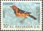 Stamps America - El Salvador -  OROPENDOLA  PECHO  MANCHADO  ( CHILTOTA )