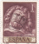 Stamps Spain -  Autorretrato de Rubens  (1)