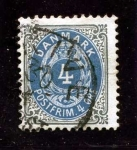 Stamps Europe - Denmark -  Filigrana