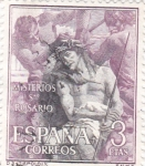 Stamps Spain -  Coronación de espinas- Misterios del Santo Rosario (1)