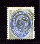 Stamps : Europe : Denmark :  Filigrana