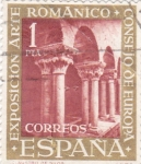 Stamps Spain -  Claustro del Monasterio de Silos- VII Exposición del Consejo de Europa 
