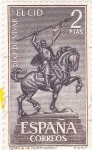 Stamps Spain -  Rodrigo Díaz de Vivar 