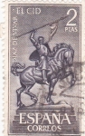 Stamps Spain -  Rodrigo Díaz de Vivar 