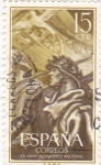 Stamps Spain -  XX aniversario del Alzamiento Nacional-Soldado laureado (1)