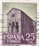 Stamps Spain -  Santa María del Naranco -XII centenario de la fundación de Oviedo  (1)