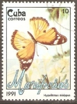 Stamps Cuba -  HYPOLIMNAS  MISSIPUS