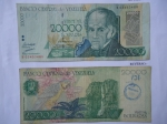 monedas del Mundo : America : Venezuela :  Bco.Central de Venezuela (Anv.) Simón Rodriguez. (Rev.) Salto Angel
