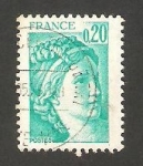 Sellos de Europa - Francia -  1967 - Sabine de Louis David