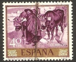 Stamps Spain -  1567 - Boyero castellano, de Joaquín Sorolla
