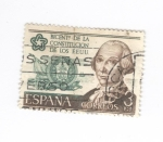 Stamps Spain -  Bicentenario de la Contitución de los EEUU