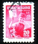 Stamps Ecuador -  1954 Para el desarrollo de la enseñanza -Ybert:587