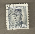Stamps Czechoslovakia -  Soldado