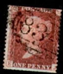 Stamps : Europe : United_Kingdom :  Great Britain 1854