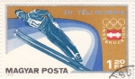 Stamps Hungary -  Olimpiada de Invierno Innsbruck-76 salto de esquí