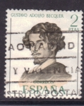 Stamps Spain -  Gustavo Adolfo Bequer