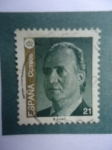 Stamps Spain -  Rey Juan Carlos I - Banda de oro.