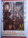 Stamps : Europe : Slovenia :  Ed:3519. Navidad 1997- Adoración de los Reyes (P.Berruguete)