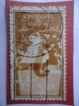 Stamps Spain -  Ed:1180- Centenario del Telégrafo 1855-1955.