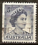 Sellos de Oceania - Australia -  La reina Isabel II.