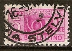 Stamps : Europe : Italy :  Pacchi- Sul Lire bollettino.