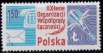 Stamps : Europe : Poland :  Telecomunicaciones