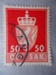 Stamps Norway -  Escudo de Armas.