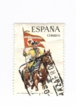 Stamps Spain -  Nº14 Portaguion dragones de Numancia 1737