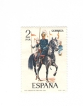 Stamps Spain -  Nº37 Lancero de caballeria 1683