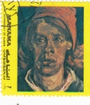Stamps Bahrain -  Pintura retrato