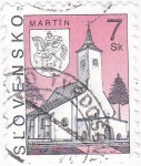 Sellos de Europa - Eslovaquia -  Iglesia de San Martin