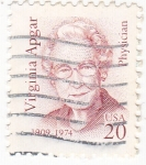 Stamps United States -  Virginia Apgar- médica 1909-1974