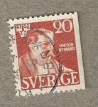 Sellos de Europa - Suecia -  Victor Rydberg