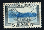 Stamps : America : Ecuador :  1953 Turismo. Laguna de Cuicocha - Edifil:565