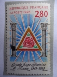 Stamps France -  Grande Loge Feminine de France 1945-1995