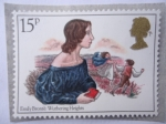 Sellos de Europa - Reino Unido -  Escritora:Emily Brontë, 1818-1848 (Obra:Cumbres Borrascosas)