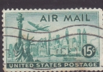 Stamps United States -  Estatua de la Libertad y New York