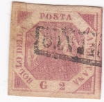 Stamps Europe - Italy -  Two Sicilies Coat of arms 1858