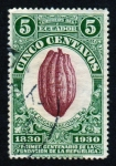 Stamps : America : Ecuador :  1930 Primer Centenario de la fundación de la República. Fruto del cacao - Ybert:287