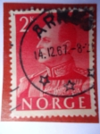 Sellos de Europa - Noruega -  Rey Olaf V de Noruega