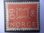 Sellos de Europa - Noruega -  Nudo Marinero.