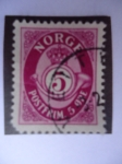 Stamps Norway -  Serie Básica-Tipo 1893- Scott 1145- Norway Norvege Norge.Cornamusa.