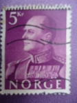Sellos del Mundo : Europa : Noruega : Rey Olav V de Noruega, 1903-1991.
