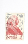 Stamps Spain -  Felipe V