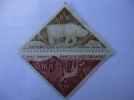 Stamps Chad -  Pintura ruspetre-Muniere-Republique du Tchad