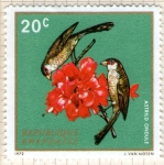 Stamps Rwanda -  1 Flora