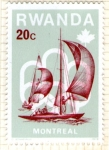 Sellos del Mundo : Africa : Rwanda : 16 Montreal