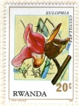 Stamps Rwanda -  17 Eulophia cucallata